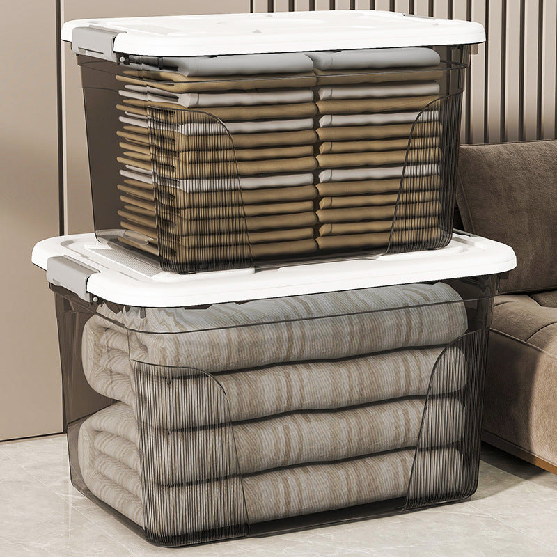 Women's Storage Box with Transparent Lid and Large Volume Skanto