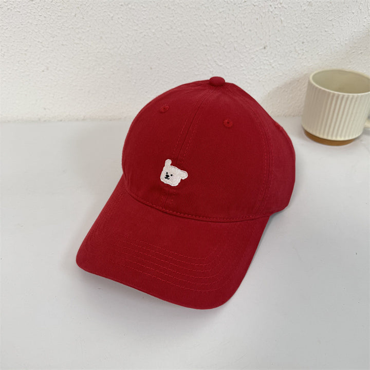 Kvinnenes søte broderte bjørnecaps Skanto