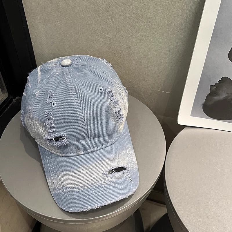 Herrer Slitt Denim Kappe Skanto 1784188541
