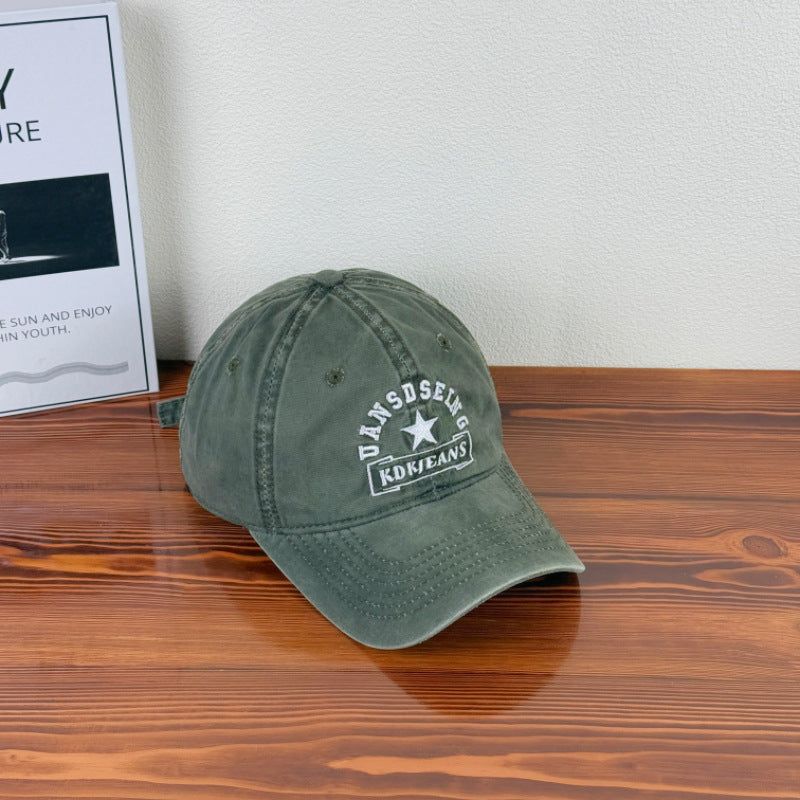 Herre Slitt Vintage Stil Baseball Cap Skanto