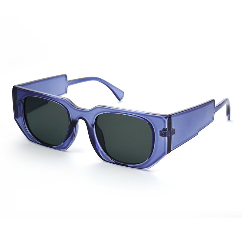 Dame Modisch solbrille med kantet ramme og UV-beskyttelse Skanto