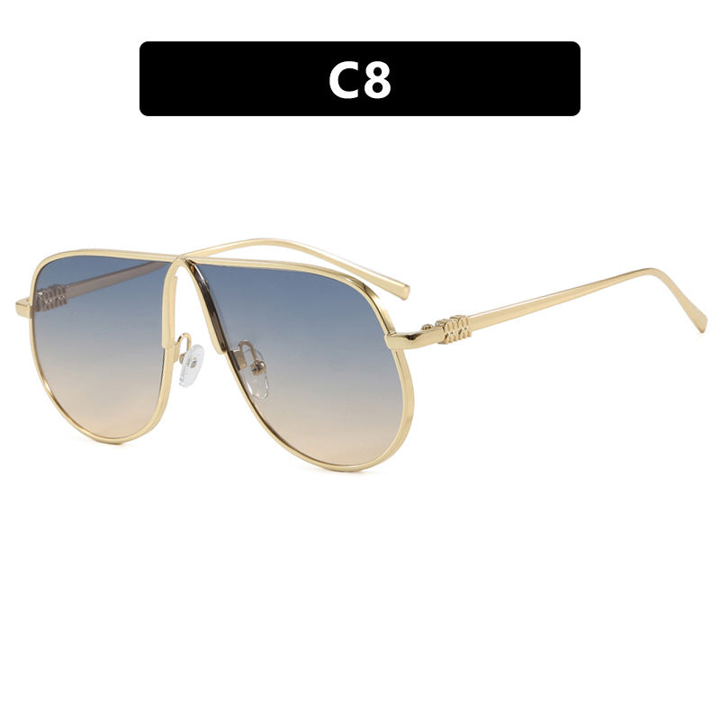 Women's pilot sunglasses with high-quality metal frame and polarized lenses Skanto