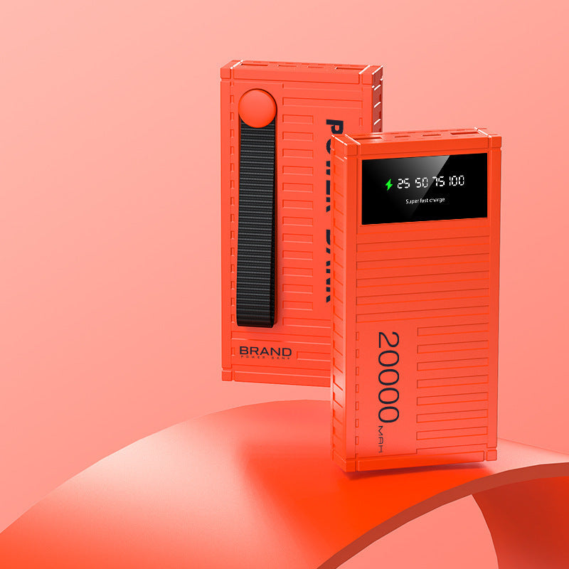 Høyytelses powerbank med digital ladeindikator Skanto
