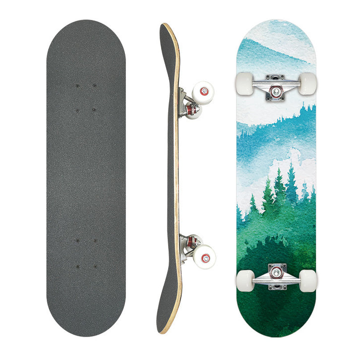 Grafisk Kunstnerisk Skateboard Skanto