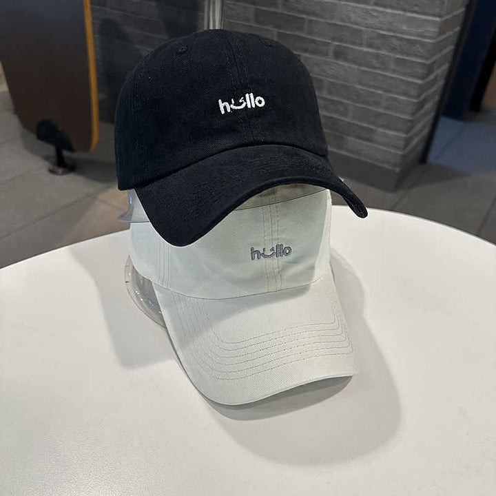 Unisex Casual Cotton Baseball Cap with Embrodert Meldingen Skanto