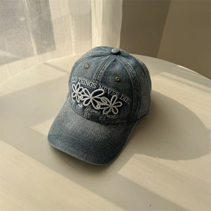 Kvinne Brodert Floral Baseball Cap Skanto 1783922211