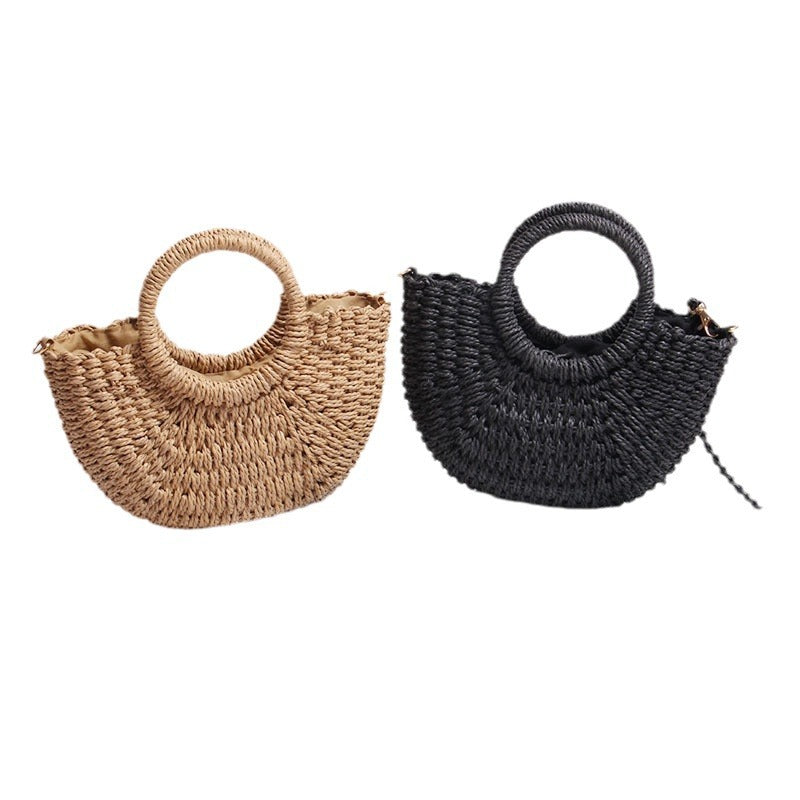Handmade tote bag made of woven material Skanto
