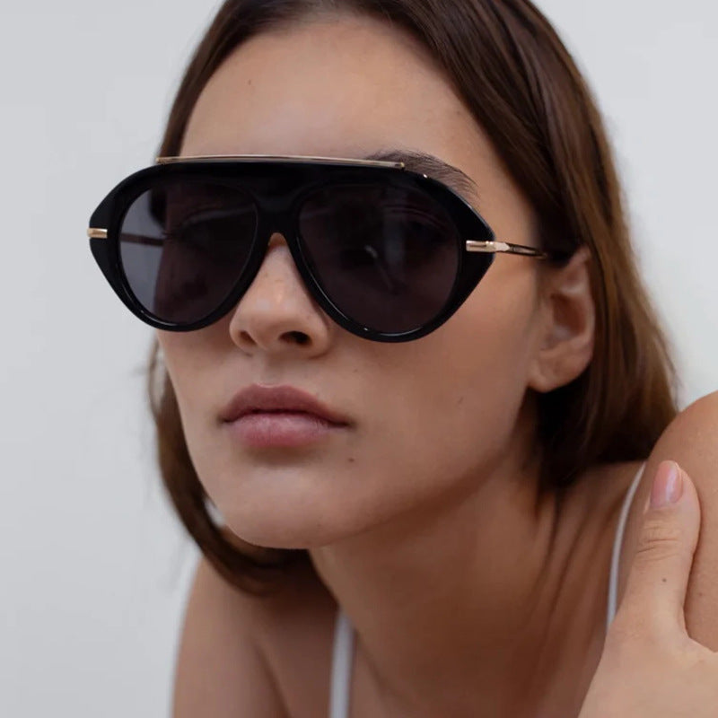 Women's sunglasses in elegant hexagon design Skanto