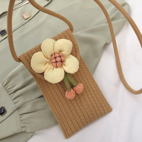 Blomstermønster skulderveske Skanto