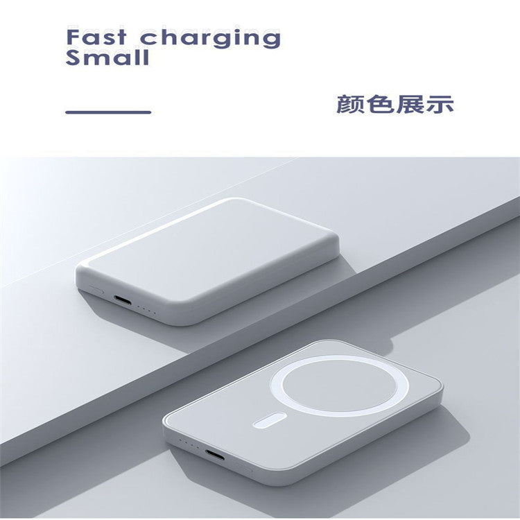 Bærbar powerbank med trådløs hurtiglading og innovativt design Skanto
