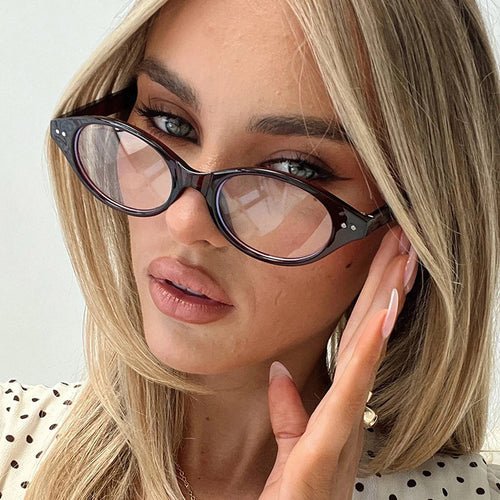 Women's cat-eye sunglasses with unique pattern Skanto