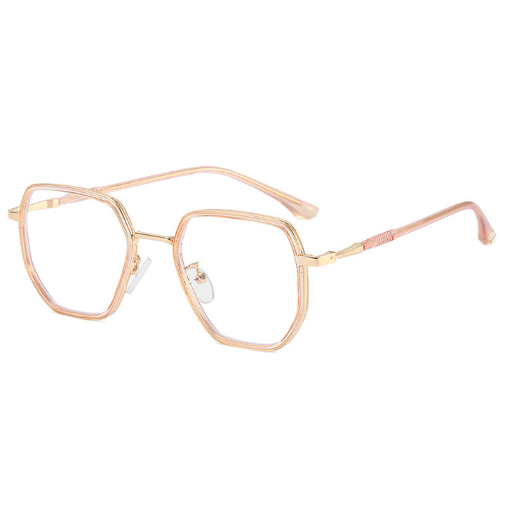 Dame geometrisk solbrille med elegant glassdesign Skanto