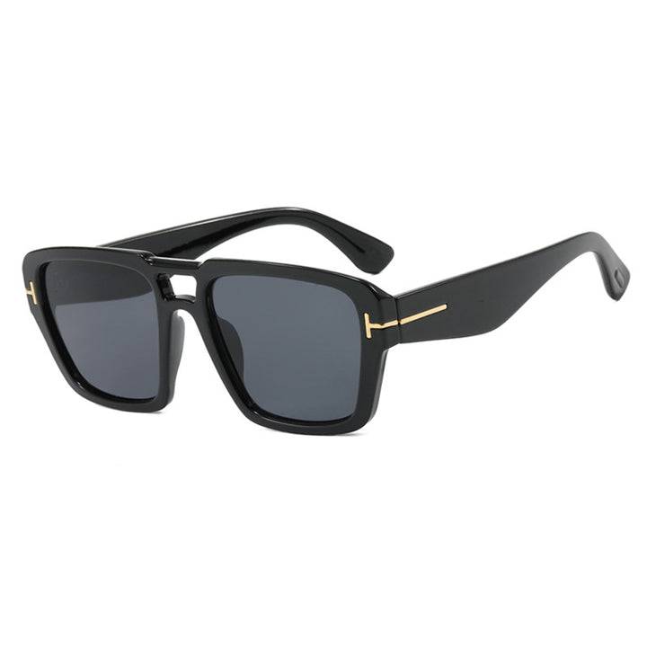 Damer moteriktig kvadratisk solbrille Skanto