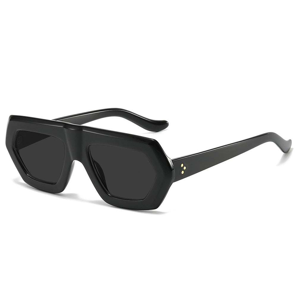 Women's Fashionable Optical Glasses in Extravagant Hexagon Design Skanto