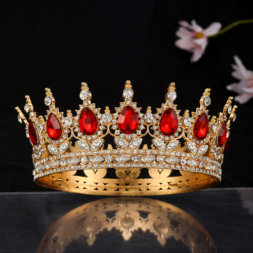Damekrone med elegante edelsteiner Skanto