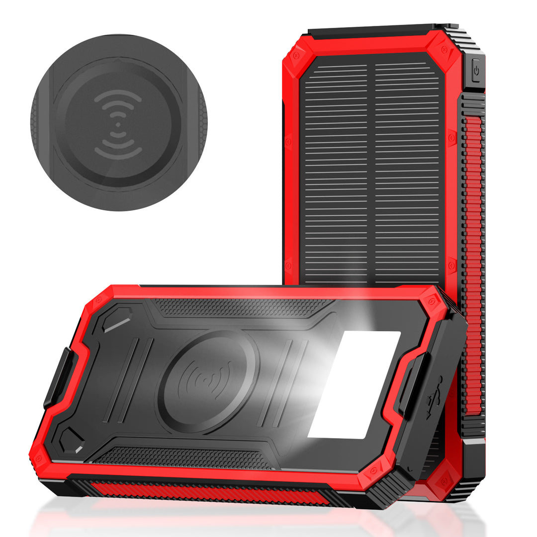 Solar-Powerbank med hurtiglading Skanto