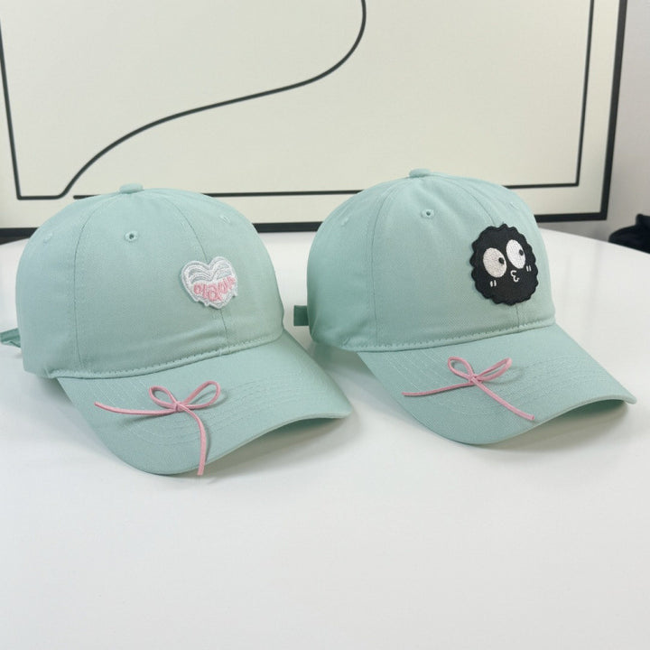 Kvinners søte karakter broderte baseball cap Skanto