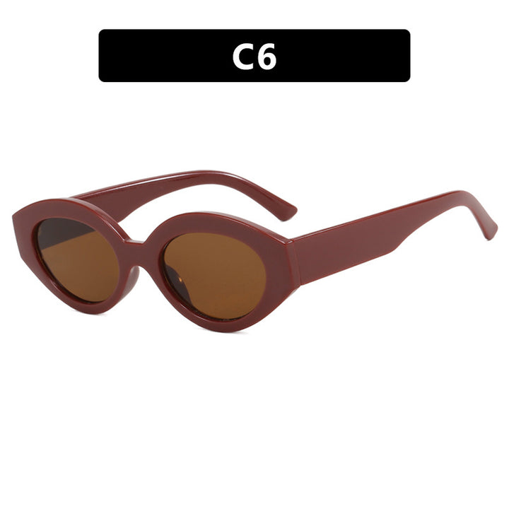 Women's creative sunglasses in elegant retro style Skanto