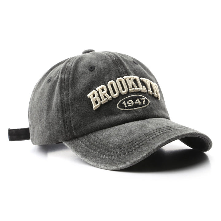 Men's Distressed Cotton Dad Cap Skanto