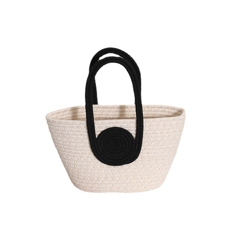 Decorative natural fiber bag Skanto