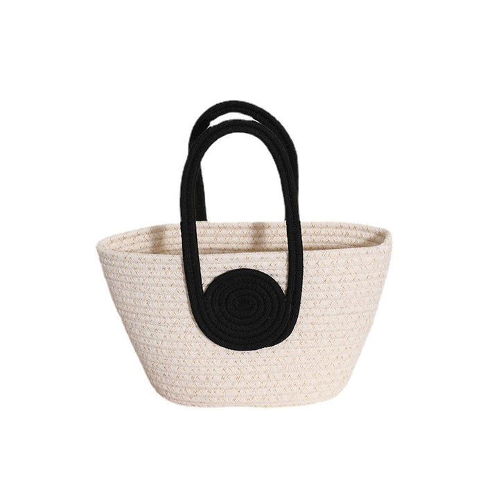 Decorative natural fiber bag Skanto