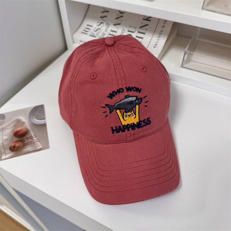 Kvinnenes Lekne Broderte Justerbare Baseballcap Skanto