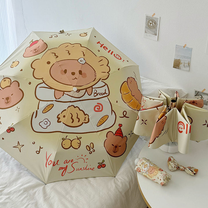 Dame Automatisk paraply med leken design Skanto