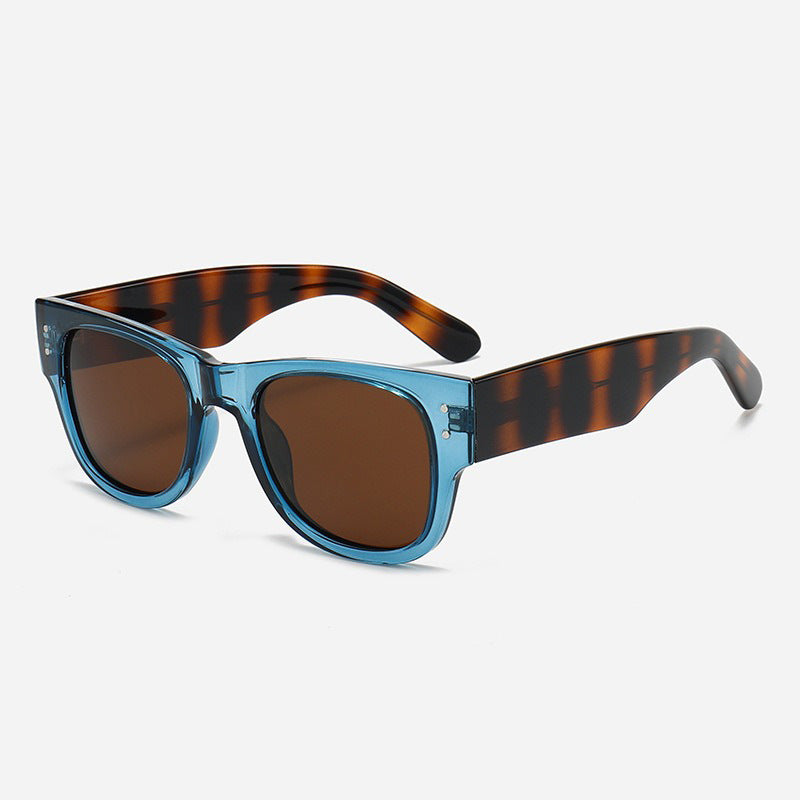 Herre Retro-Inspirert Bred Ramme Solbriller Skanto