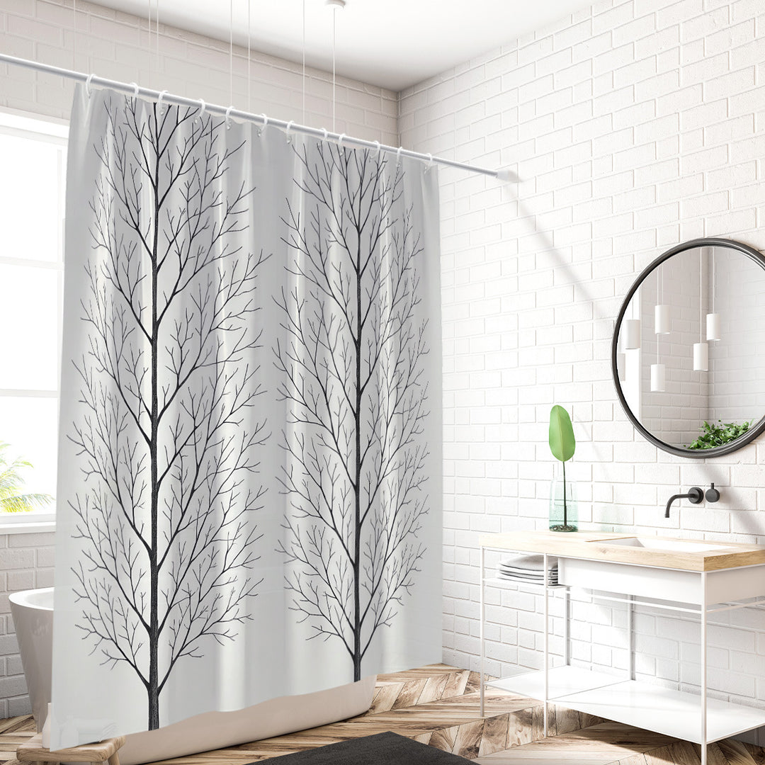 Kunstnerisk Tre Design Dusjforheng Skanto