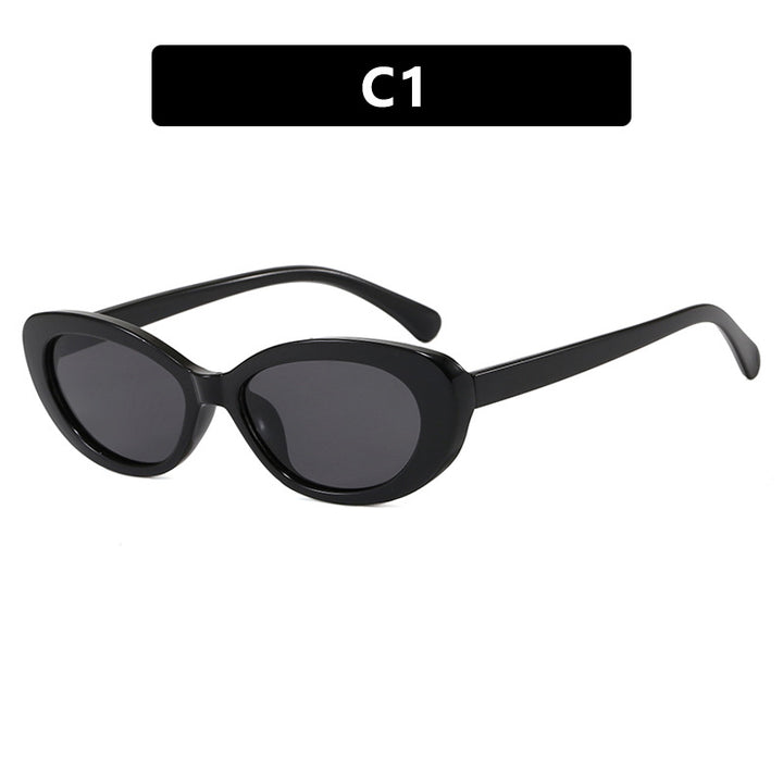 Women's Fashion Cat-Eye Sunglasses with UV Protection and Elegant Frame Skanto