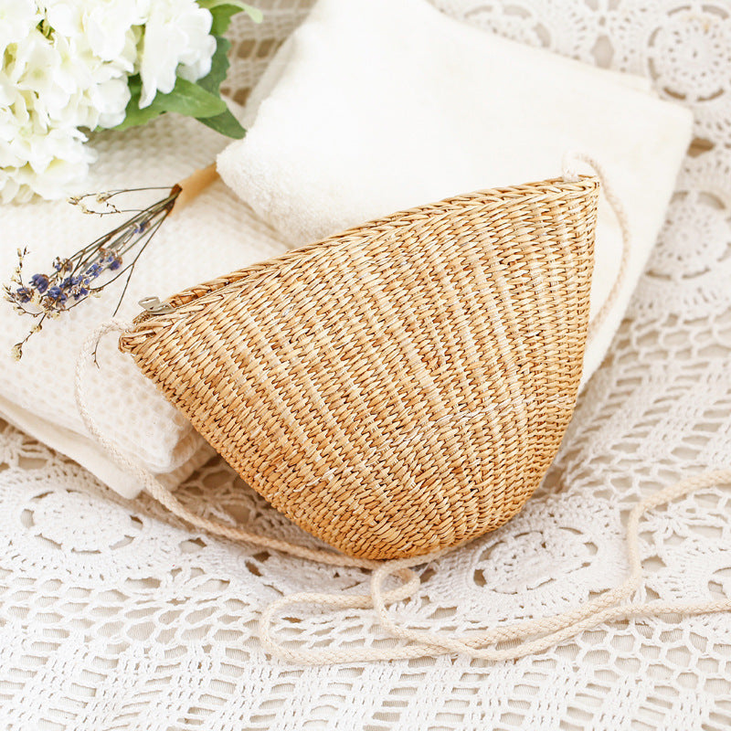 Rattan Straw Bag with Adjustable Strap Skanto
