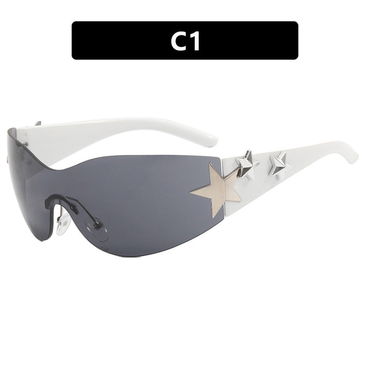 Women's trendy sunglasses with unique star design Skanto