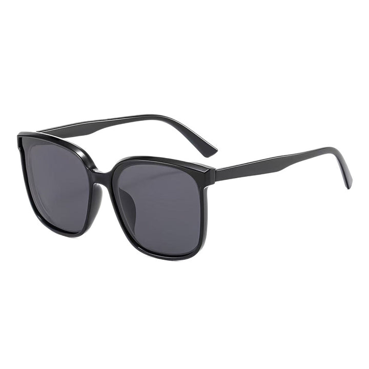 Dame moderne kvadratisk solbrille med UV-beskyttelse og smale stenger Skanto