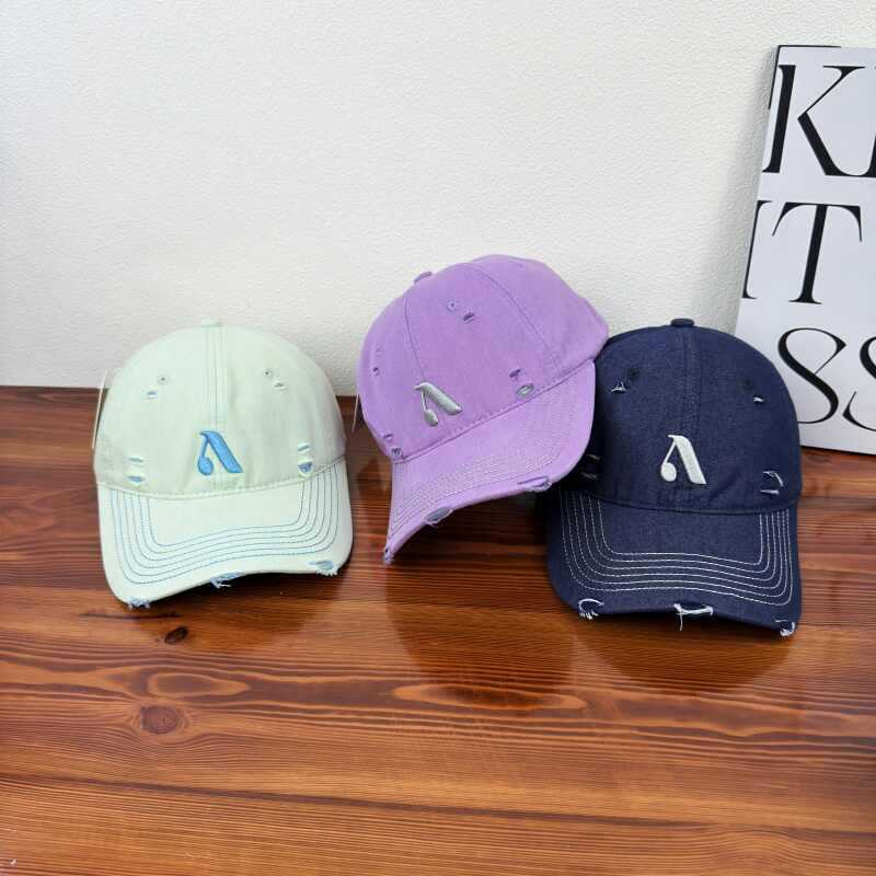 Herre Slitt Denim Stil Caps Skanto