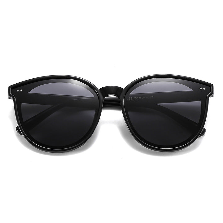 Dame Modisk solbrille med stort, elegant ramme Skanto
