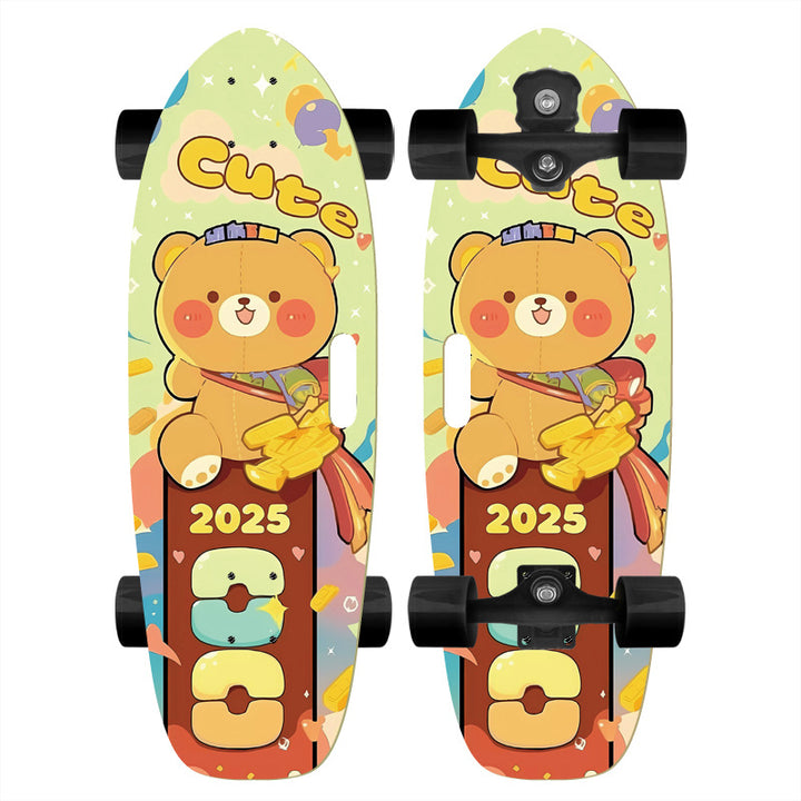 Mini skateboarddekk med teksturert grep Skanto