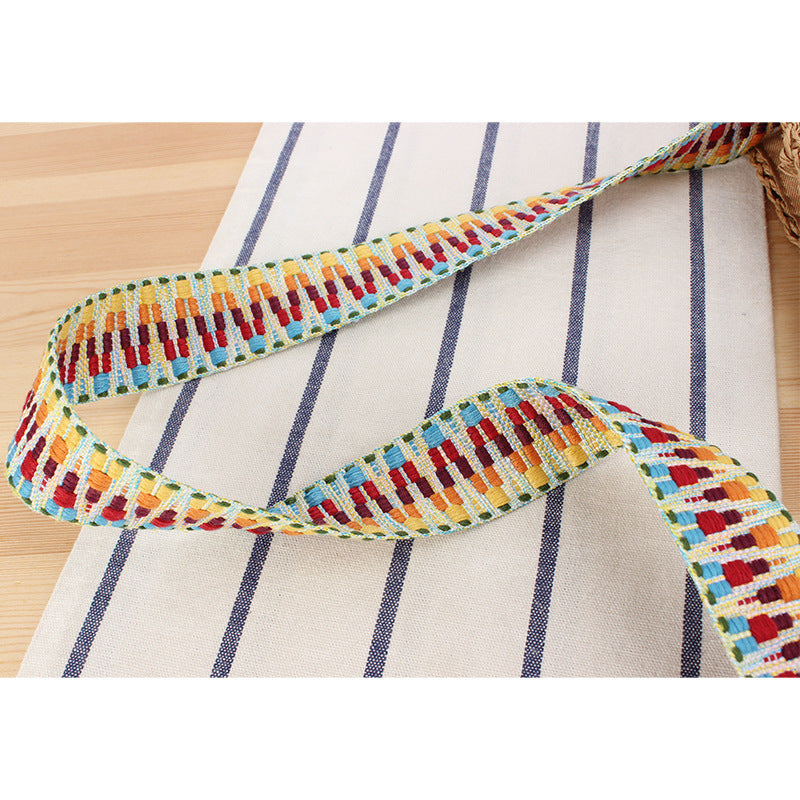 Handbag with striped strap Skanto