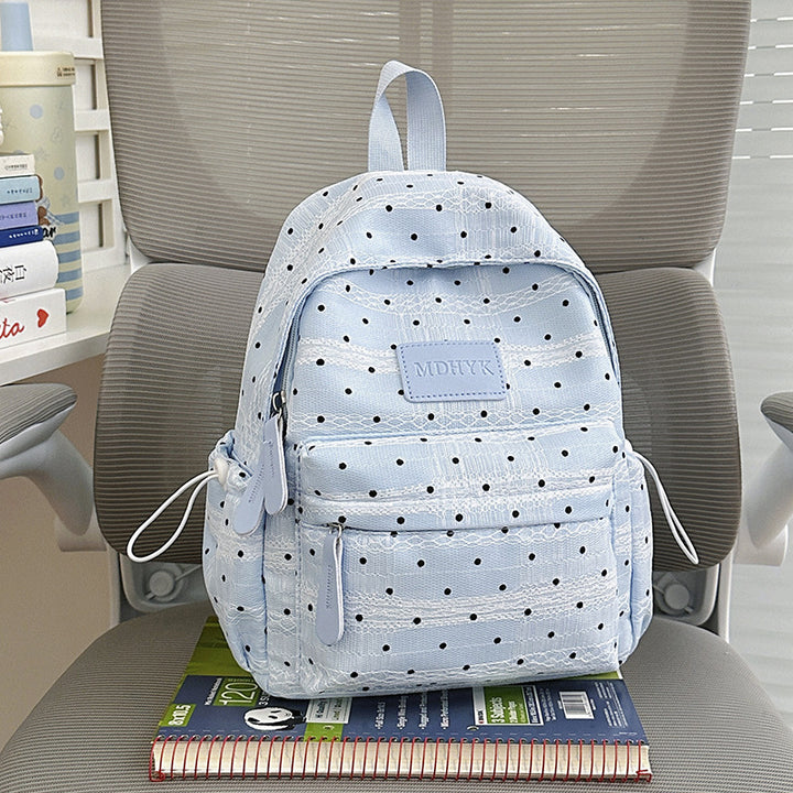 Chic Teksturert Mini Skole Ryggsekk
