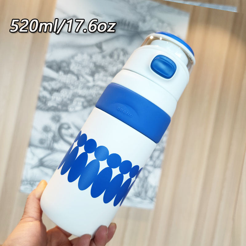 Dame BPA-fri vannflaske med innovativ sikkerhetslås Skanto