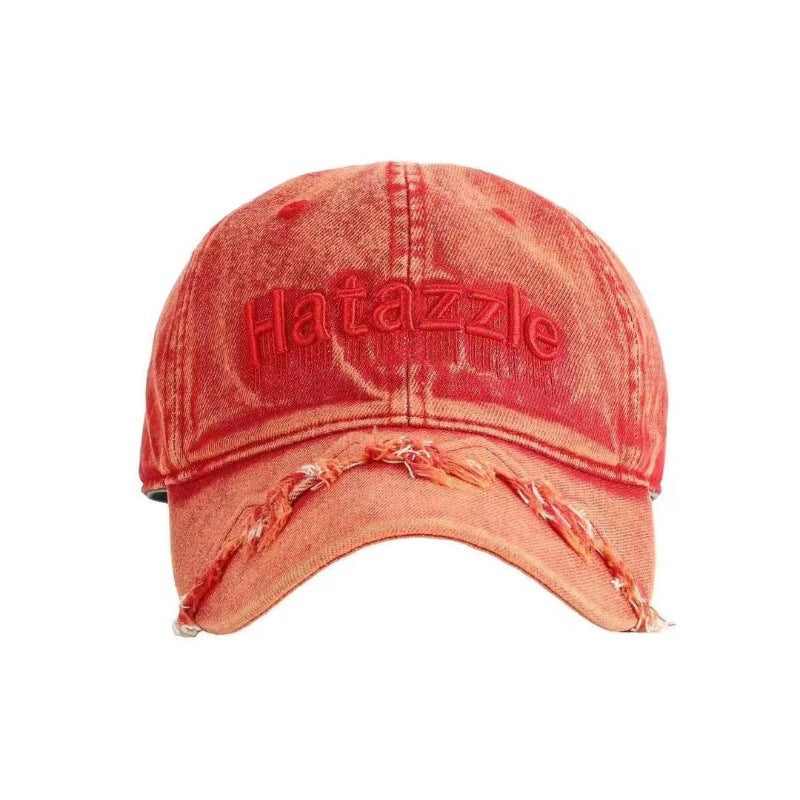 Herre Slitt Denim Baseball Cap Skanto 1784270737