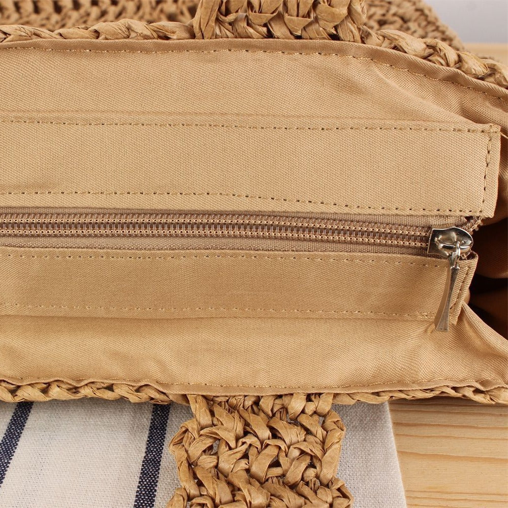 Hand-woven straw bag Skanto