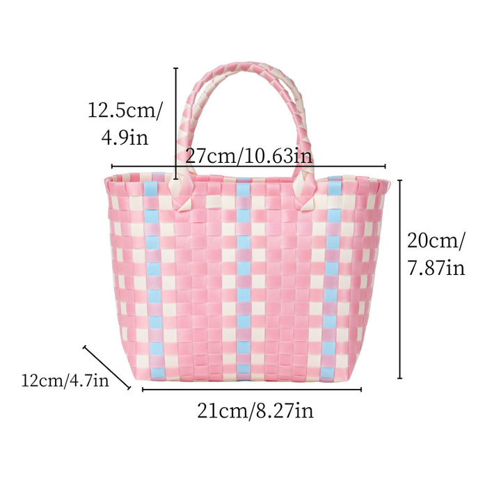 Håndvevd strandbag Skanto