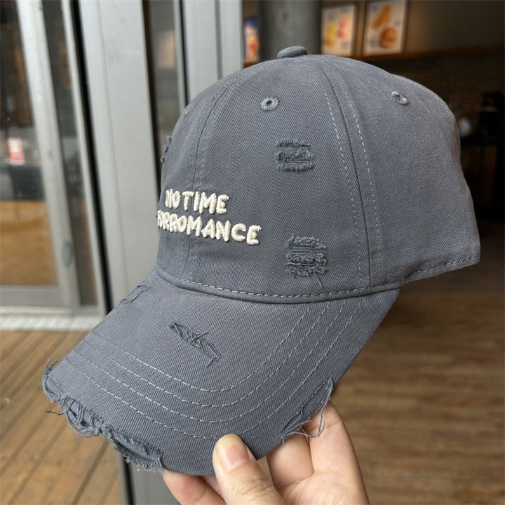 Kvinne Slitt Bomull Baseball Caps Skanto