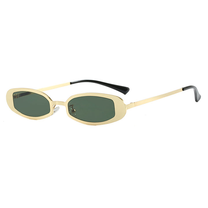 Women's fashionable glasses with elegant metal frame and fine accents Skanto