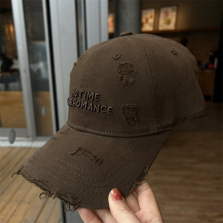 Kvinne Slitt Bomull Baseball Caps Skanto