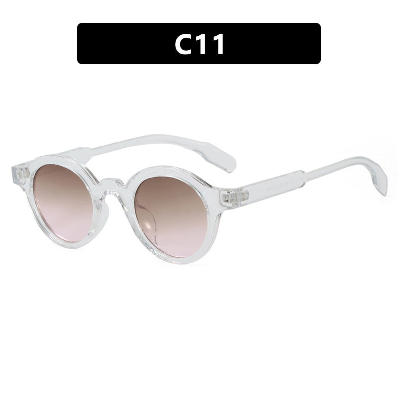 Women's trendy round sunglasses with high-quality, flexible frame Skanto