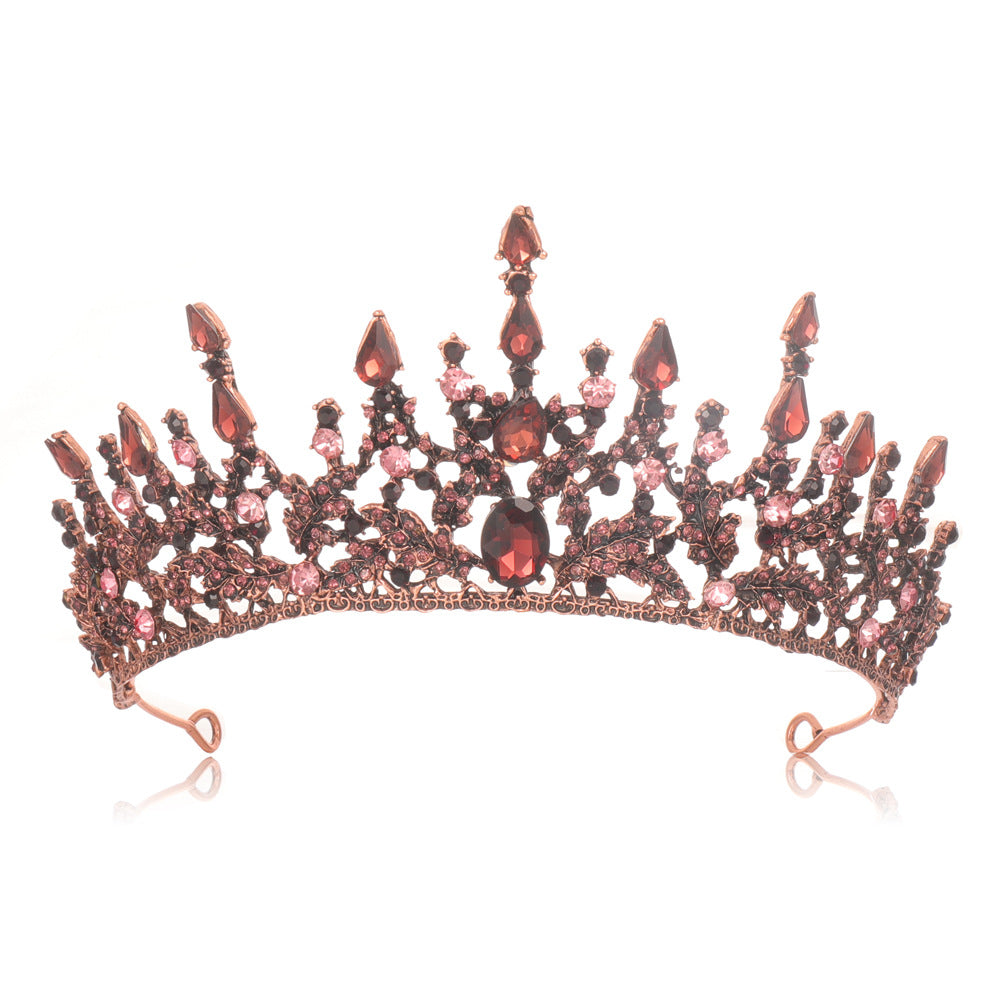 Dame Elegant Tiara med glitrende krystaller Skanto