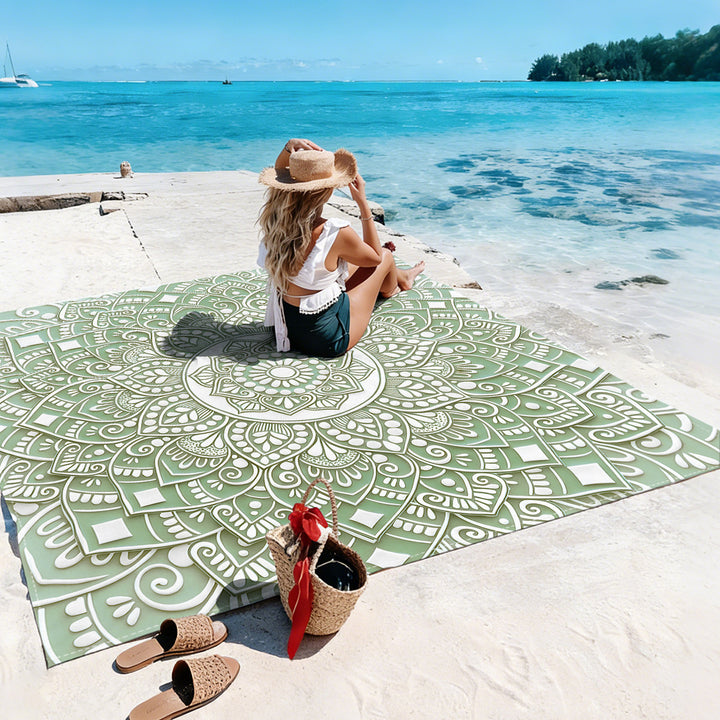 Mandala Design Strandmat Skanto