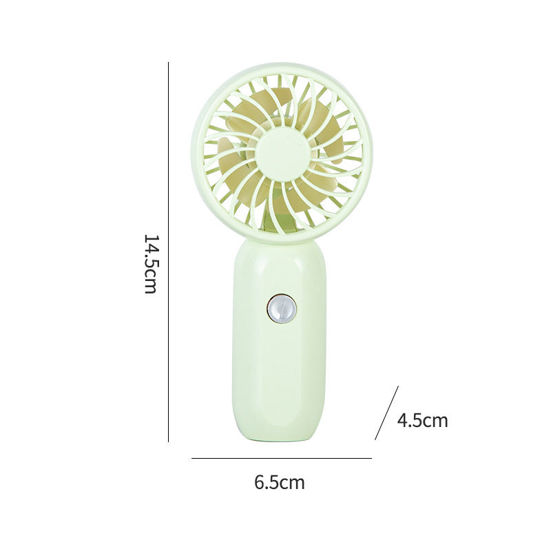 Dame Bærbar Mini Håndvifte med ergonomisk design og USB-ladefunksjon Skanto