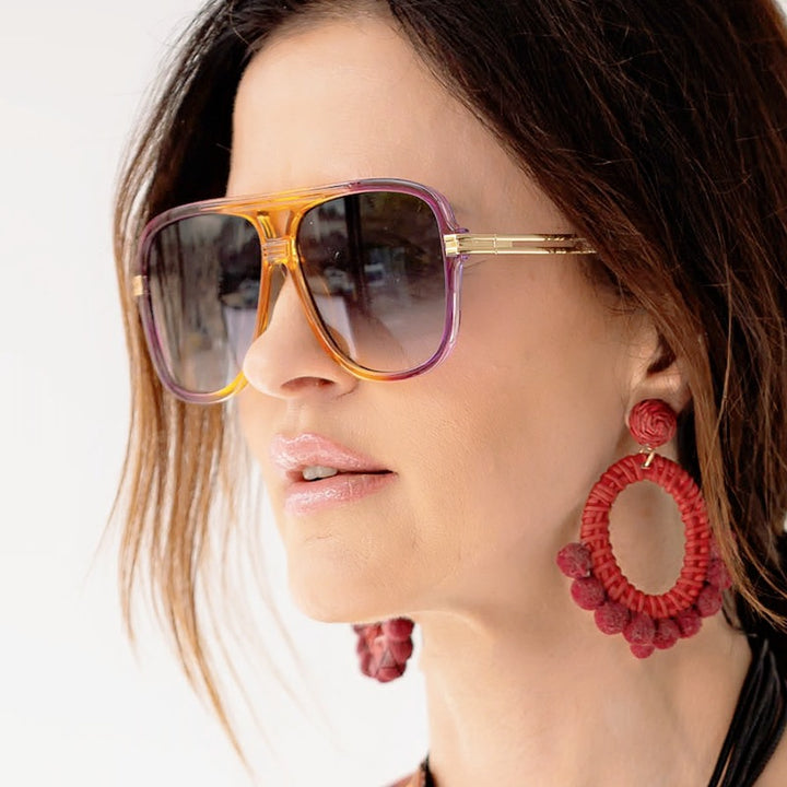 Women's oversized fashionable sunglasses with a robust and elegant design Skanto